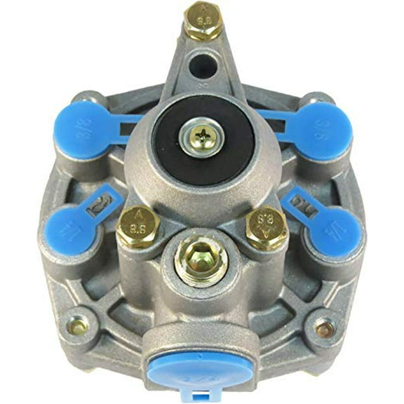 TORQUE RE-6 Emergency Relay Valve Dual Function Valve for semi Trucks Trailers (Replaces Bendix 281860, 281865, 281865X, 281865RX) (TR281865)