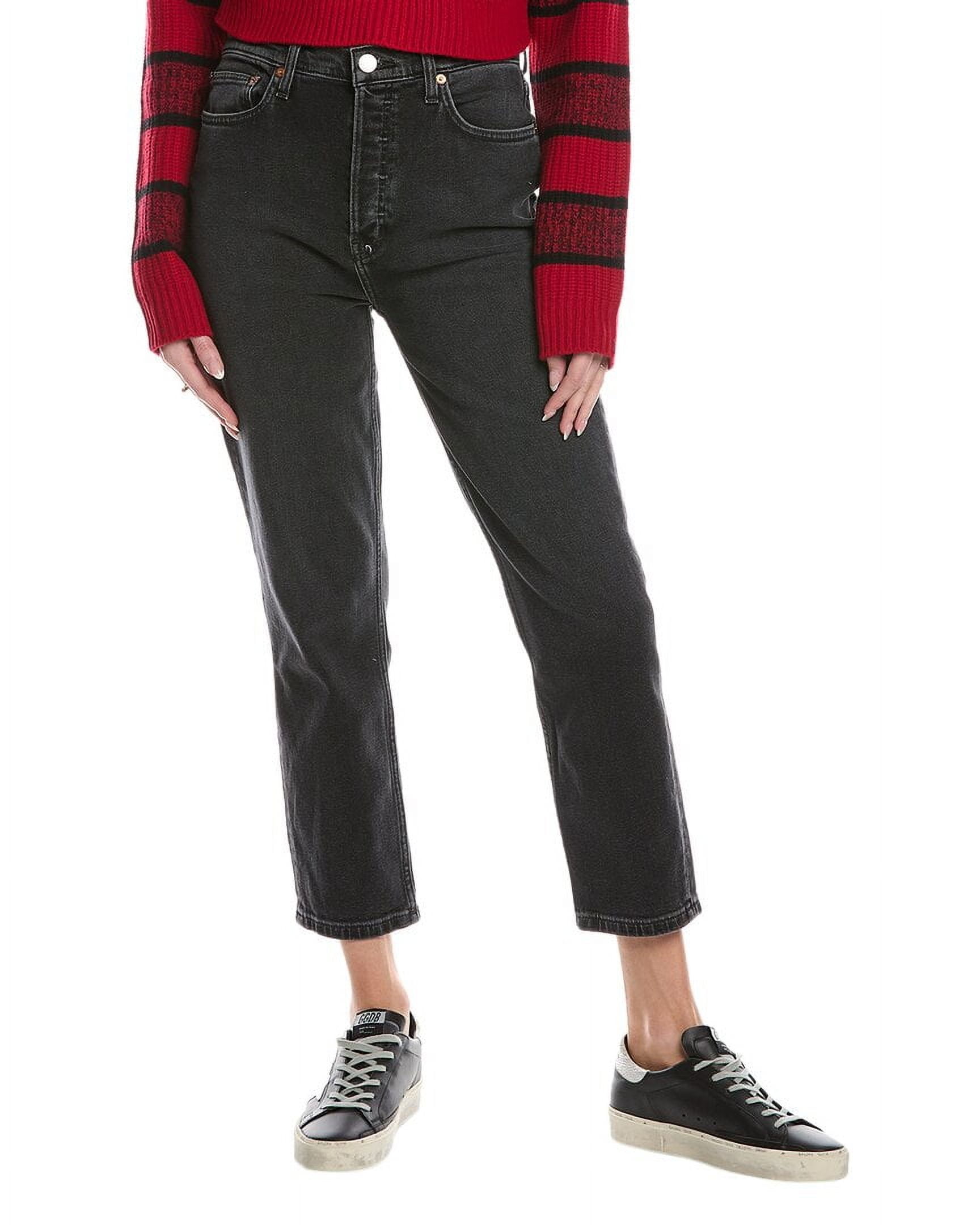 Re Done 90s High Rise Ankle Crop Jeans