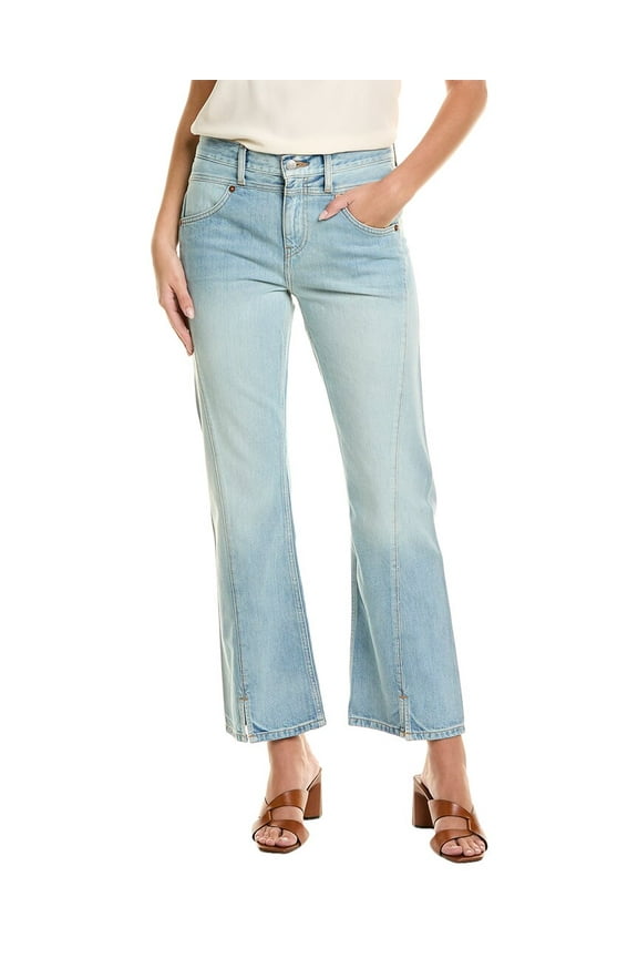 womens  Marea Mid-Rise Kick Flare Crop Jean, 24