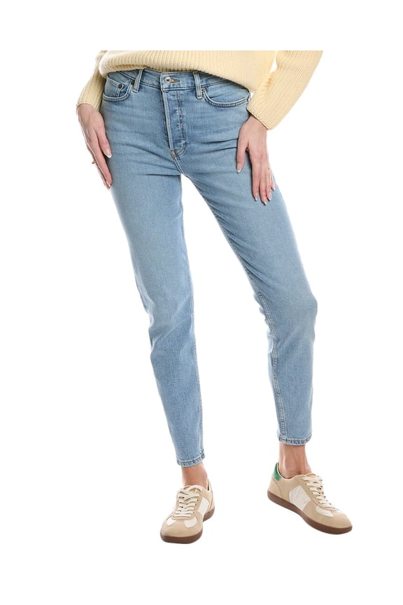 womens Mid 90S High-Rise Skinny Jean, 25, Blue