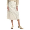 thumbnail image 1 of RE/DONE womens  Mid-Rise Seamed Skirt, 31, White, 1 of 3