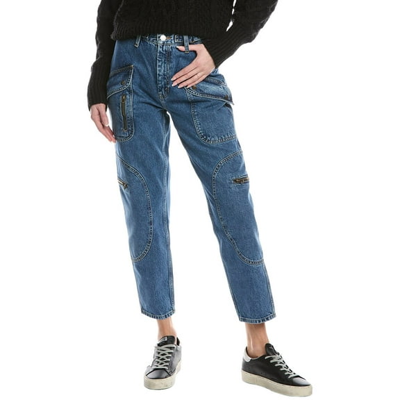 RE/DONE womens Racer Taper Speedway Jean, 24, Blue