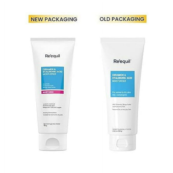 RE' EQUIL Ceramide & Hyaluronic Acid Moisturiser | Moisturizer For Face 100 G