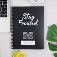 thumbnail image 1 of RE-FOCUS THE CREATIVE OFFICE, 2026-2027 Academic Calendar, Black, Monthly and Weekly Views with Time Slots, To-Do List, 1 of 7