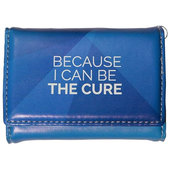 RE-FOCUS THE CREATIVE OFFICE, Because I Can Be The Cure, Portable 7-Day Pill Organizer Box, Blue