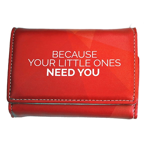 RE-FOCUS THE CREATIVE OFFICE, Because Your Little Ones Need You, Portable 7-Day Pill Organizer Box, Red