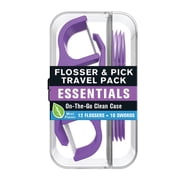 Reach Flossers and Floss Picks Travel Pack, 12 Mint Flossers, 10 Floss Picks
