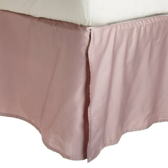 RE Series 300-Thread-Count Long-Staple Cotton Bed Skirt Pink / King