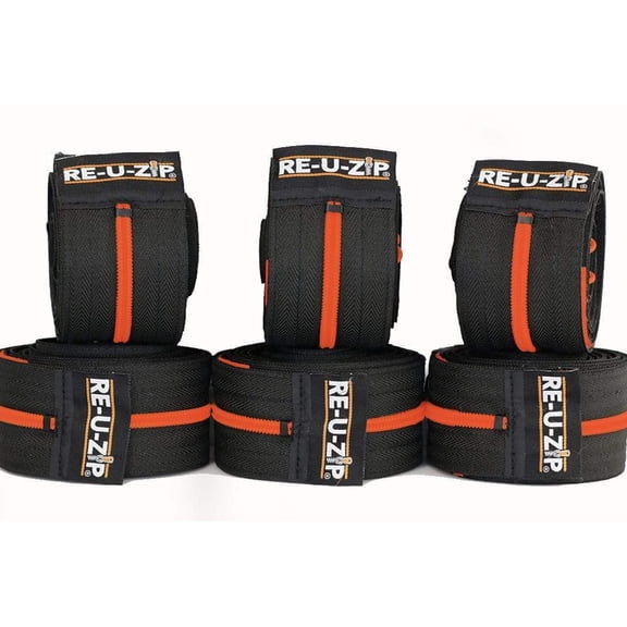 RE-U-ZIP™ REUSABLE DUST BARRIER ZIPPERS | 6 PACK (requires mounting strips)