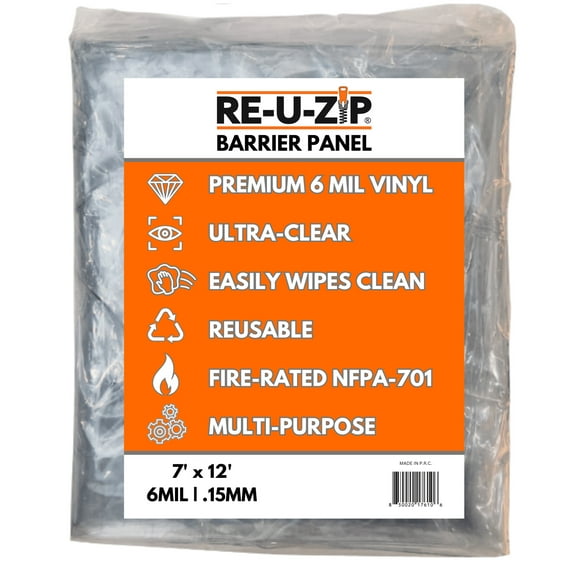 RE-U-ZIP® ULTRA-CLEAR BARRIER PANEL