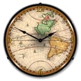 thumbnail image 1 of RE1312477 World Map 1730 clock - Made in USA, 1 of 3