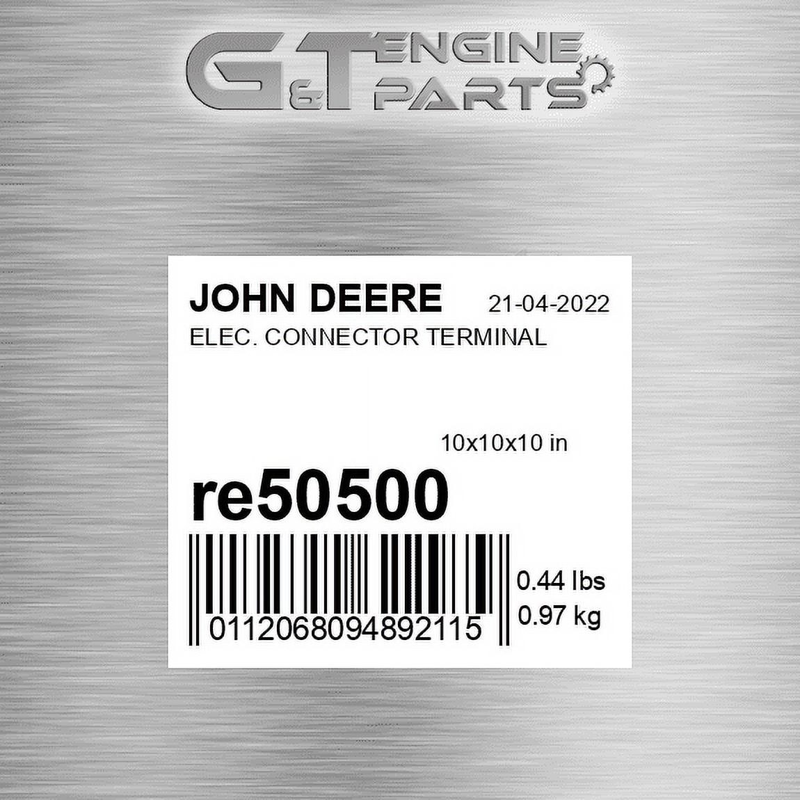 RE50500 ELEC. CONNECTOR TERMINAL fits JOHN DEERE (New OEM) - Walmart.com