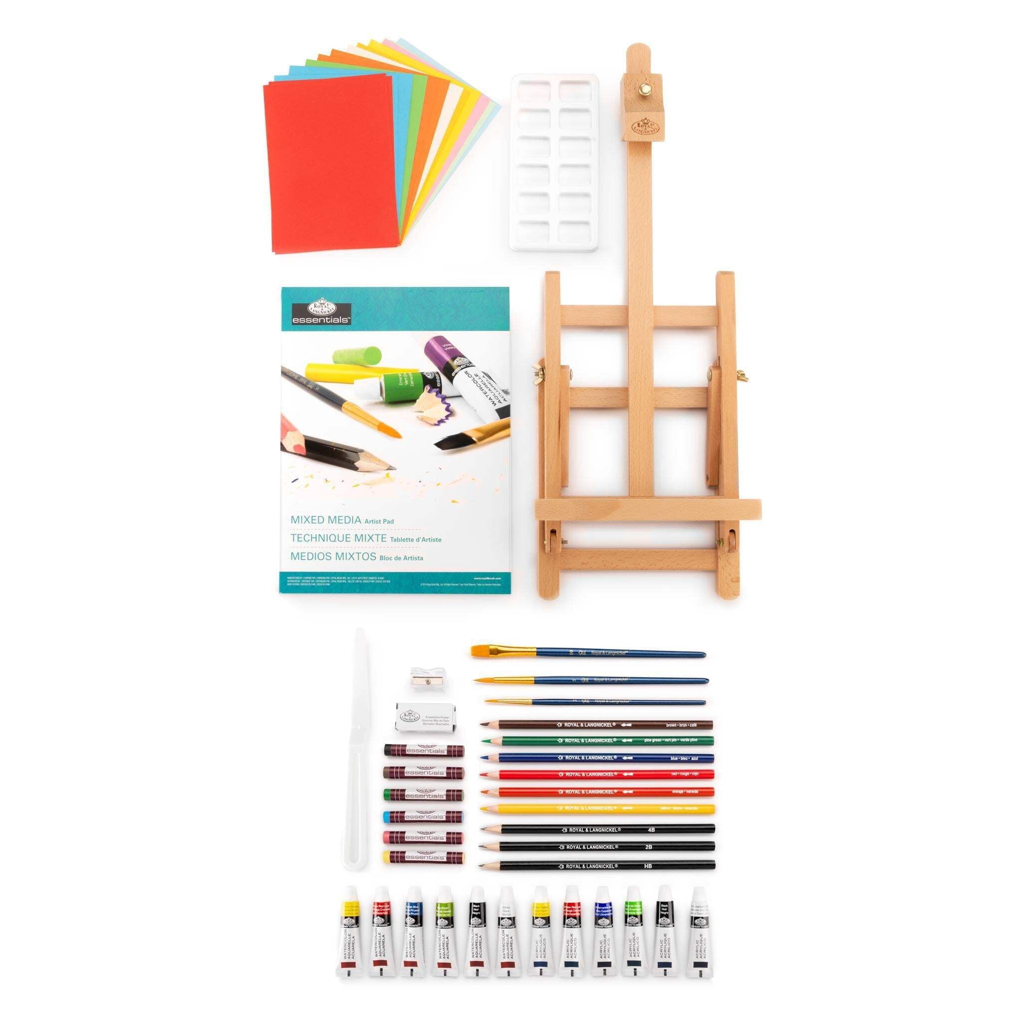 Royal & Langnickel Mixed Media H-Frame Easel Art Set - 52pc