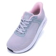 thumbnail image 1 of REABO Women's Wide Toe Box Walking Shoes Sneakers with Arch Support,Gray/Pink, Size 9, 1 of 9