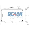 thumbnail image 1 of REACH 41-13367 Radiator for 17-14 Mazda 6, Automotive Radiator Replacement Part, 1 of 1