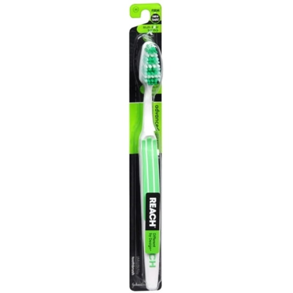 2 Pack - REACH Advanced Design Toothbrush Firm Full Head Color May Vary 1 Each