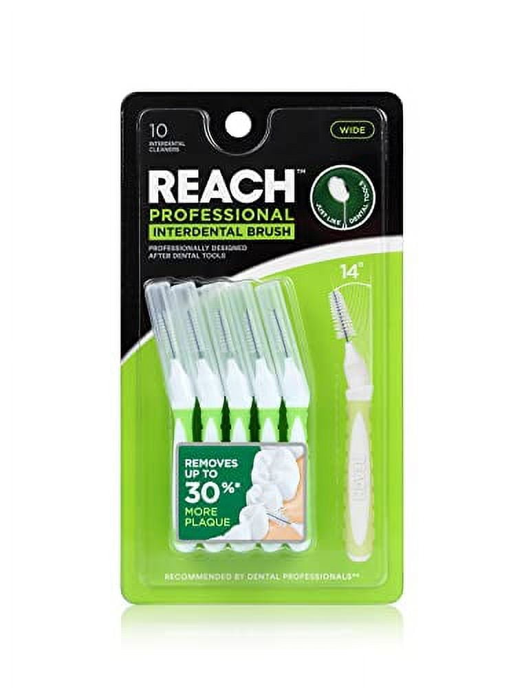 REACH Interdental Brush Wide 1.3mm Removes up to 30 More Plaque Special Designed for Gum