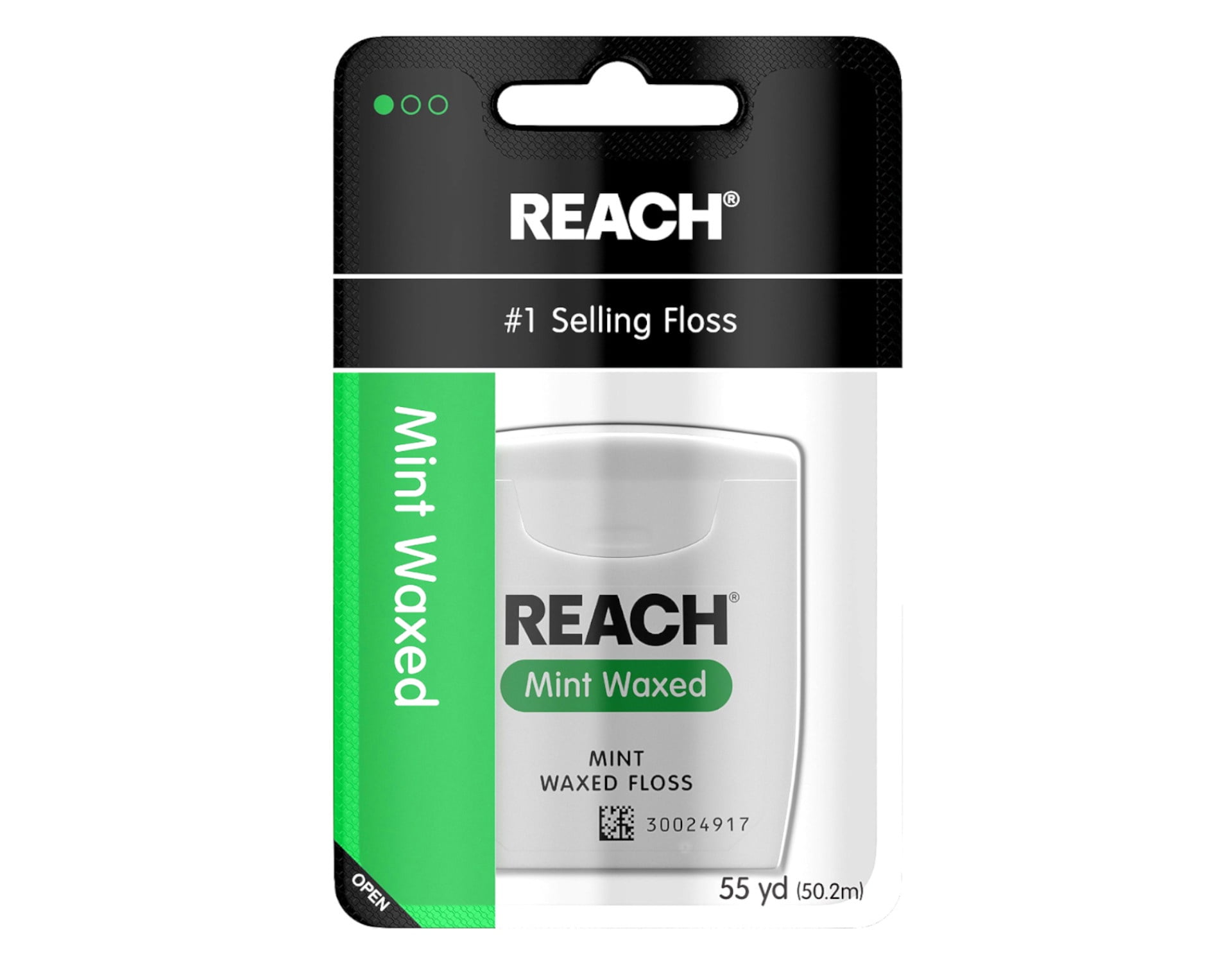 Johnson And Johnson Reach Mint Waxed Dental Floss - 55 Yards - Walmart.com