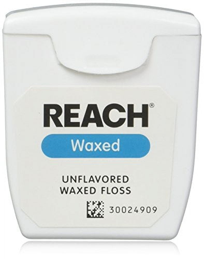 REACH Unflavored Waxed Dental Floss, 55 yds - Walmart.com