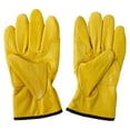 thumbnail image 1 of REACHISE 1 Pair Mens Warm Work Gloves Warm Leather Gloves Insulated Leather Work Gloves Working Gloves, 1 of 8