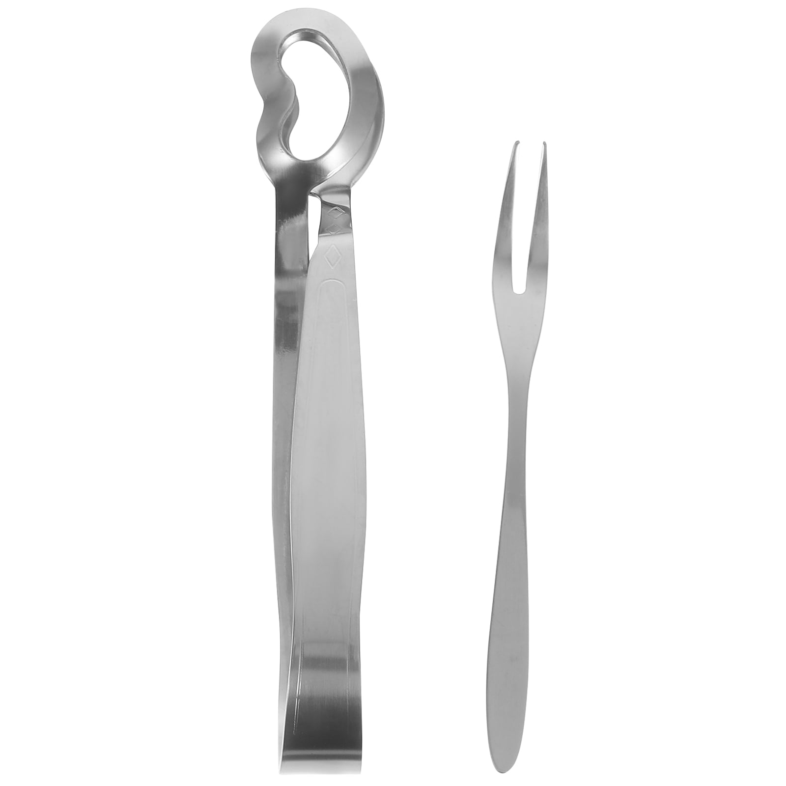 ya 26 Fine Material Escargot S il Tongs Set of 4 Stainless Steel Kitchen Tools main image 1