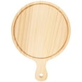 thumbnail image 1 of REACHISE 10 Inch Natural Wooden Pizza Peel Charcuterie Board Pizza Spatula Paddle for Baking Homemade Pizza and Bread 25*25*1.6cm, 1 of 9