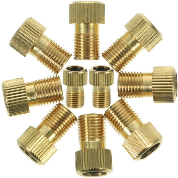 REACHISE 10PCS Pump Adapter Connector Valve Adaptor Portable Bike Pump Tire Valve Adapter