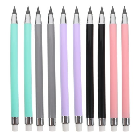 REACHISE 10Pcs Everlasting Pencils Inkless Pencils Lightweight Pencils Students Writing Pencils for Gifts