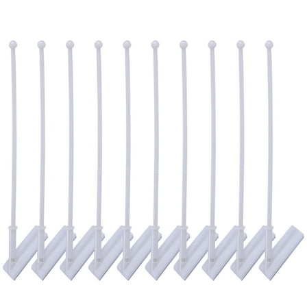 FUEENIRVA sturdy flag rod Car Window Flagpoles PP Families Outdoor Use 10pcs