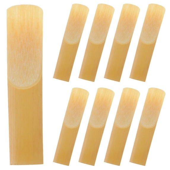 REACHISE 10pcs Eb Saxophone Reeds Saxophone Accessories Alto Sax Reeds Replacements
