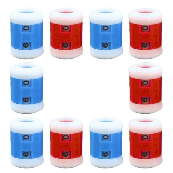 REACHISE 10pcs Knitting Crochet Marker Plastic Knit Counter Row Counter Size)