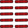 thumbnail image 1 of REACHISE 10pcs Oval Safety Reflector Screw On for Trailers, Cars, Bikes & Motorbikes, 1 of 9
