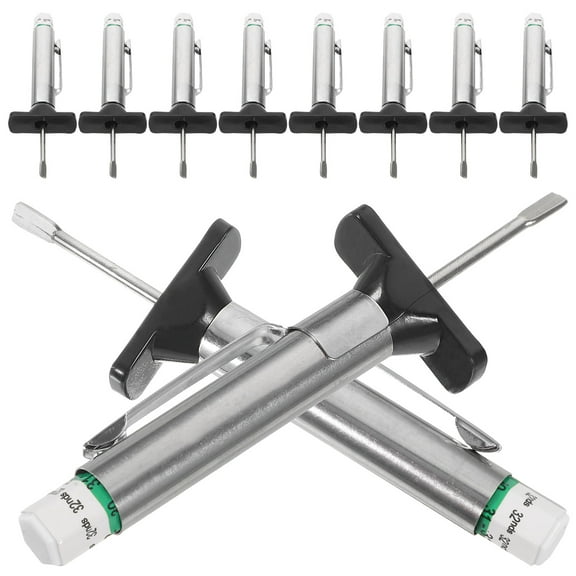 FUEENIRVA Tire Tread Depth Gauge Car Tire Thread Measuring Tool 10Pcs 3.2X0.9X0.5In