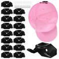 thumbnail image 1 of REACHISE 16 Pcs Hat Hooks Hat Wall Mount Adhesive Hooks Hat Display Rack Hat Rack Hat Organizer Hat Wall Hangers, 1 of 8