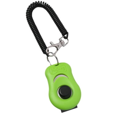 REACHISE 1PC Button Clicker Sound Trainer Pet Obedience Agility Training Tool Click Whistle for Pet Puppy Dog Training