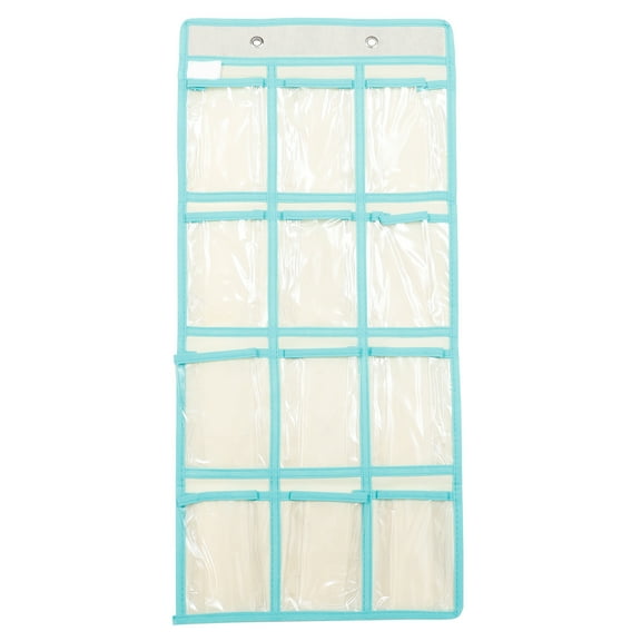 REACHISE 1pc School Cell Phone Organizer Closet Shoe Storage Pouches Clear Pockets Wall Hanger