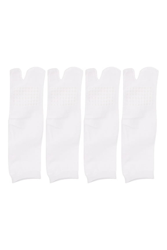 2 Pairs Breathable Two-toes Socks Breathable Kimono Clog Socks for Daily Wear