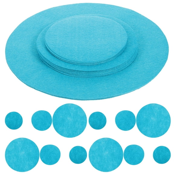 GOOHOCHY 24Pcs Lake Green Felt Plate Separators for Protecting Glasses and Ceramics