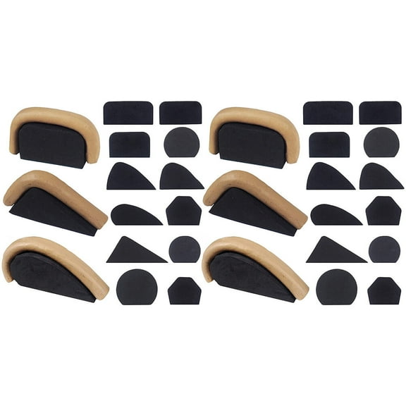 REACHISE 24pcs Clay Mug Handle Molds Set for Cup Handle Making, Pottery Craft Tools for Ceramic Projects