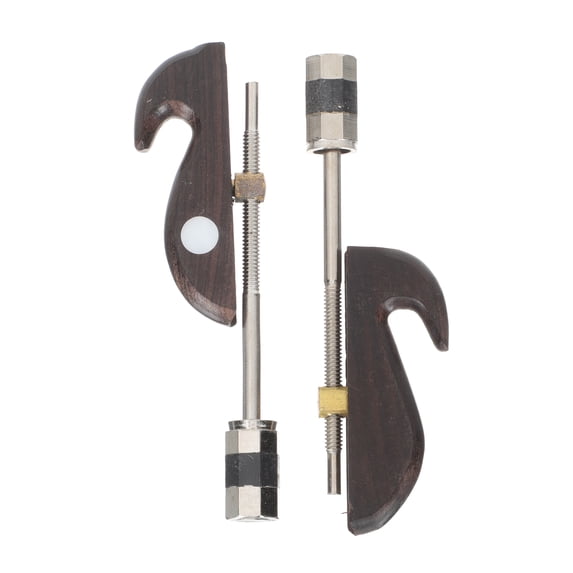 FUEENIRVA Erhu Bow Silver 2Pcs 3.1x0.8in