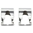 thumbnail image 1 of FUEENIRVA Windshield Wiper Adapter Wiper Connecting Rod Clips Simple Silver Stainless Steel 2Pack, 1 of 9