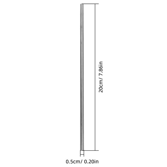 REACHISE 2pcs Iron Rods Heat Conductivity Experiment Physics Teaching Equipment Materials Metal Bars for Science Lab Use