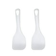 thumbnail image 1 of REACHISE 2pcs Japanese Rice Spatula - White Kitchen Utensil for Home & Restaurant, 1 of 8