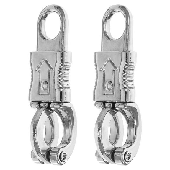 REACHISE 2pcs Rope Release Clips Rope Hanging Hooks Horse Racing Rope Hooks Outdoor Hooks