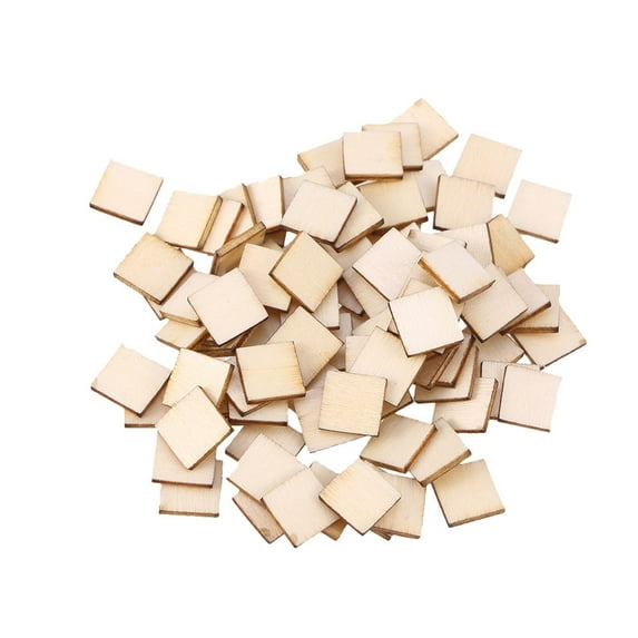 REACHISE 300 Unfinished Wood Pieces DIY Crafts 20mm
