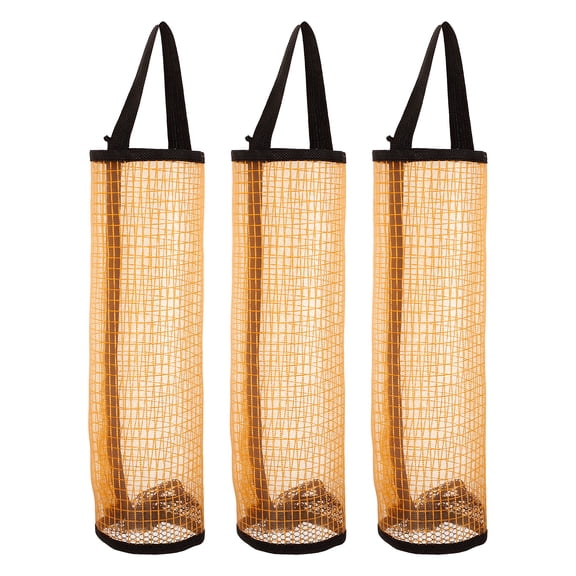 REACHISE 3pcs Mesh Picker Bag Tennis Bag Tennis Pouch Golf Baseball Balls Bag