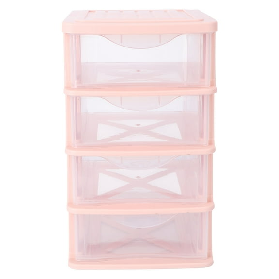 REACHISE 4-Layer Plastic Desktop Storage Drawer for Home Office Cabinet