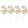 thumbnail image 1 of REACHISE 4pcs Artificial Leaf Birthday Party Decoration Gold Leaf Table Centerpiece Decor, 1 of 8
