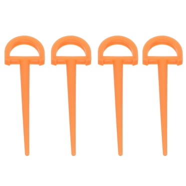 REACHISE 4pcs Heavy Duty Plastic Tent Stakes - Camping & Beach Pegs