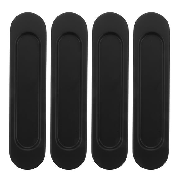 REACHISE 4pcs Shower Sliding Door Handle Recessed Door Handle Stick On Handle For Cabinet